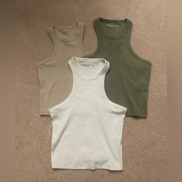 Abercrombie and Fitch Cropped Tanks - Picture 1 of 1